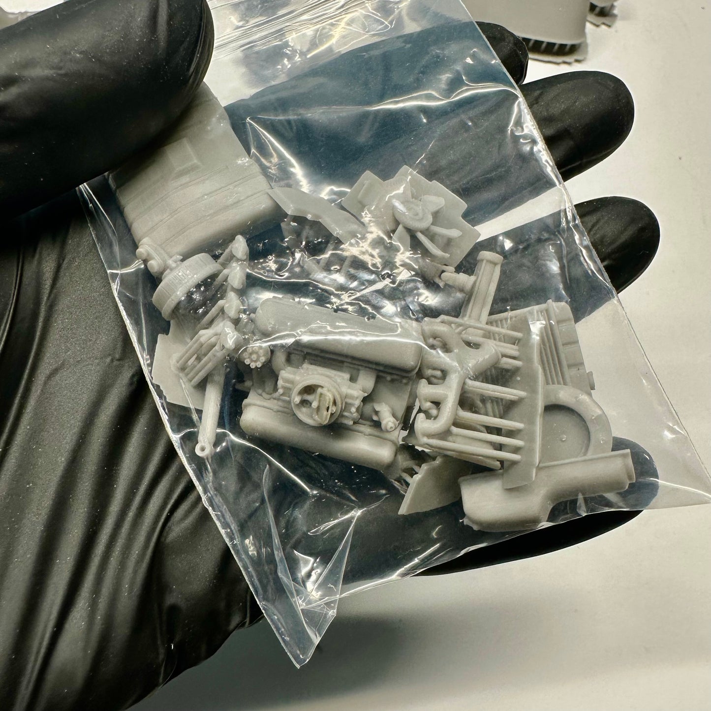 1964 Ford Galaxie 500 4 Door 3D Printed Resin Model Kit