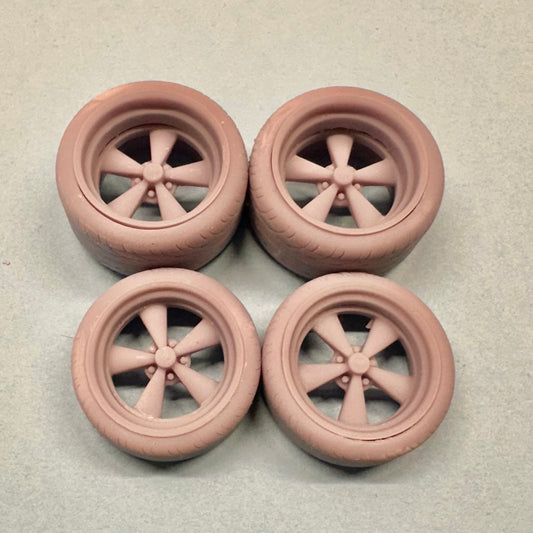 Big Cragar SS 19/20 Custom Wheels Tires Set 1/24 1/25 (LIMITED RELEASE)