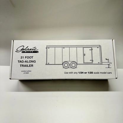 Galaxie Limited 21' Foot Tag-Along Enclosed Trailer Kit 1/24 1/25