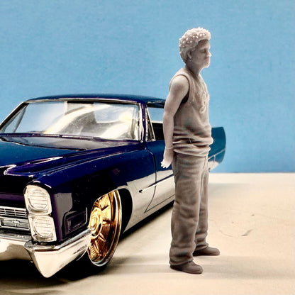 17. Jay Male Figure for Display or Diorama 1/24 1/25