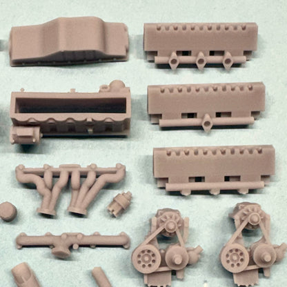 Ford 170 270 Straight Six 4 in 1 Engine 1/25