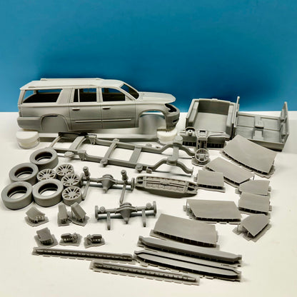 2021 Chevy Suburban 3D Printed Resin Model Kit KED