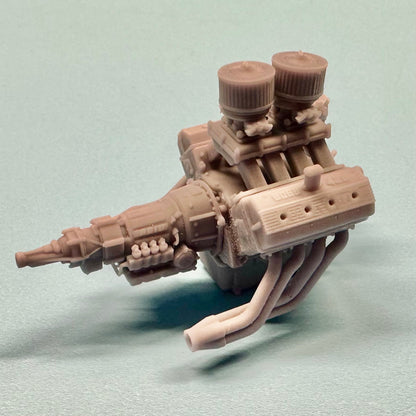 Ford Boss 429 Pro Stock Engine 1/25