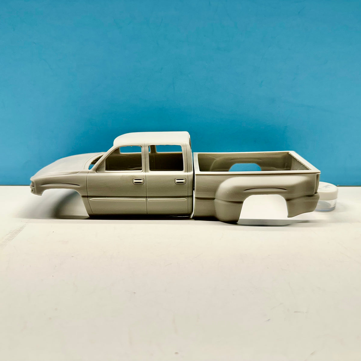 2003 GMC Sierra 3500 Crew Cab Dually Pickup Truck 3D Printed Resin Model Kit KED