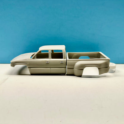 2003 GMC Sierra 3500 Crew Cab Dually Pickup Truck 3D Printed Resin Model Kit KED