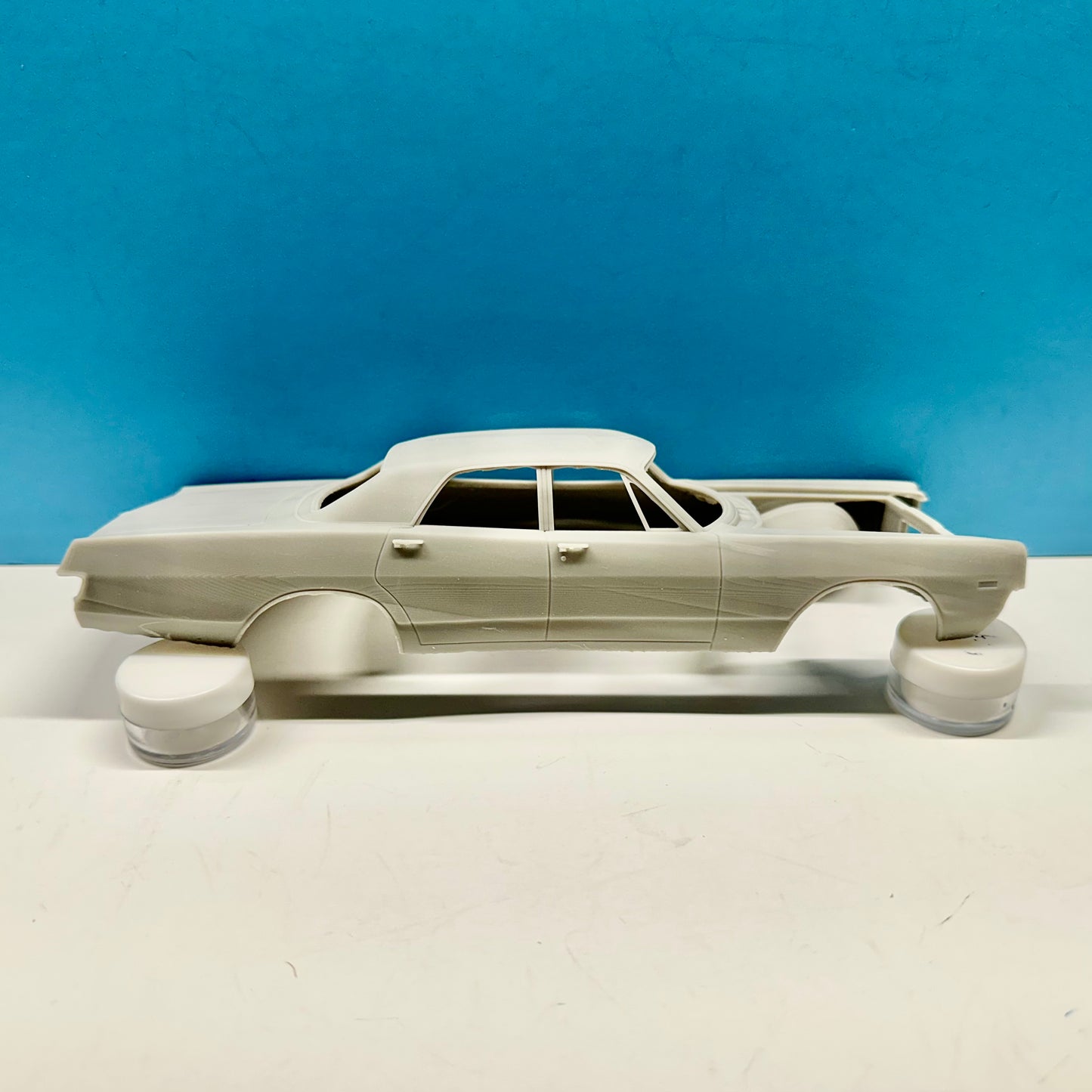 1969 Dodge Polara Sedan 4 Door 3D Printed Resin Model Kit KED