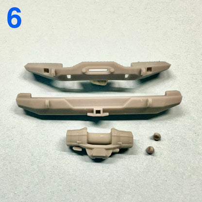 3D Printed 1984 Jeep Upgrade Parts 1/25