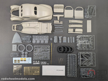 1937 Lincoln Zephyr Coupe Resin Kit 1/25 by Red Wheel Models
