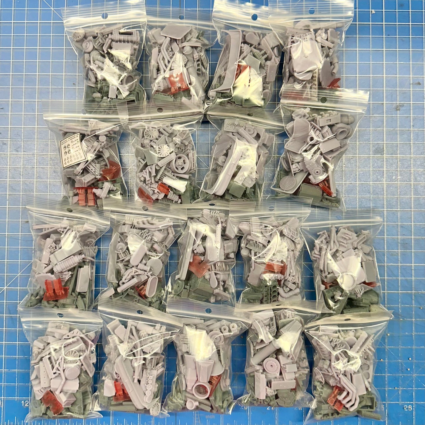 Garage Clutter - Parts for Diorama Display 1/24 1/25