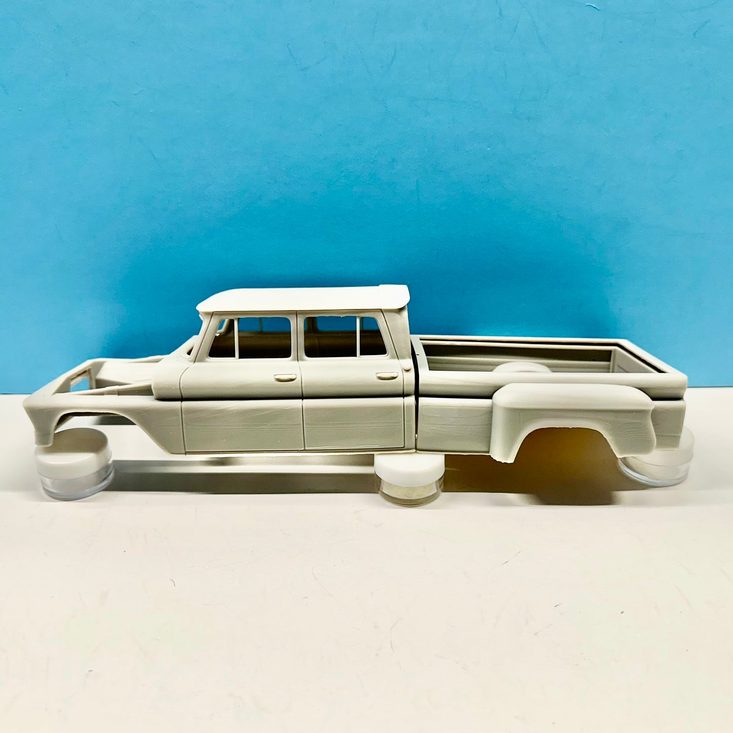 1965 Chevy K30 4x4 Dually pickup Truck 3D Printed Resin Model Kit KED