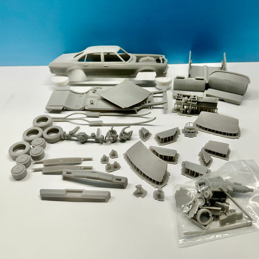 1973 Chevy Chevelle Sedan 4 Dr 3D Printed Resin Model Kit