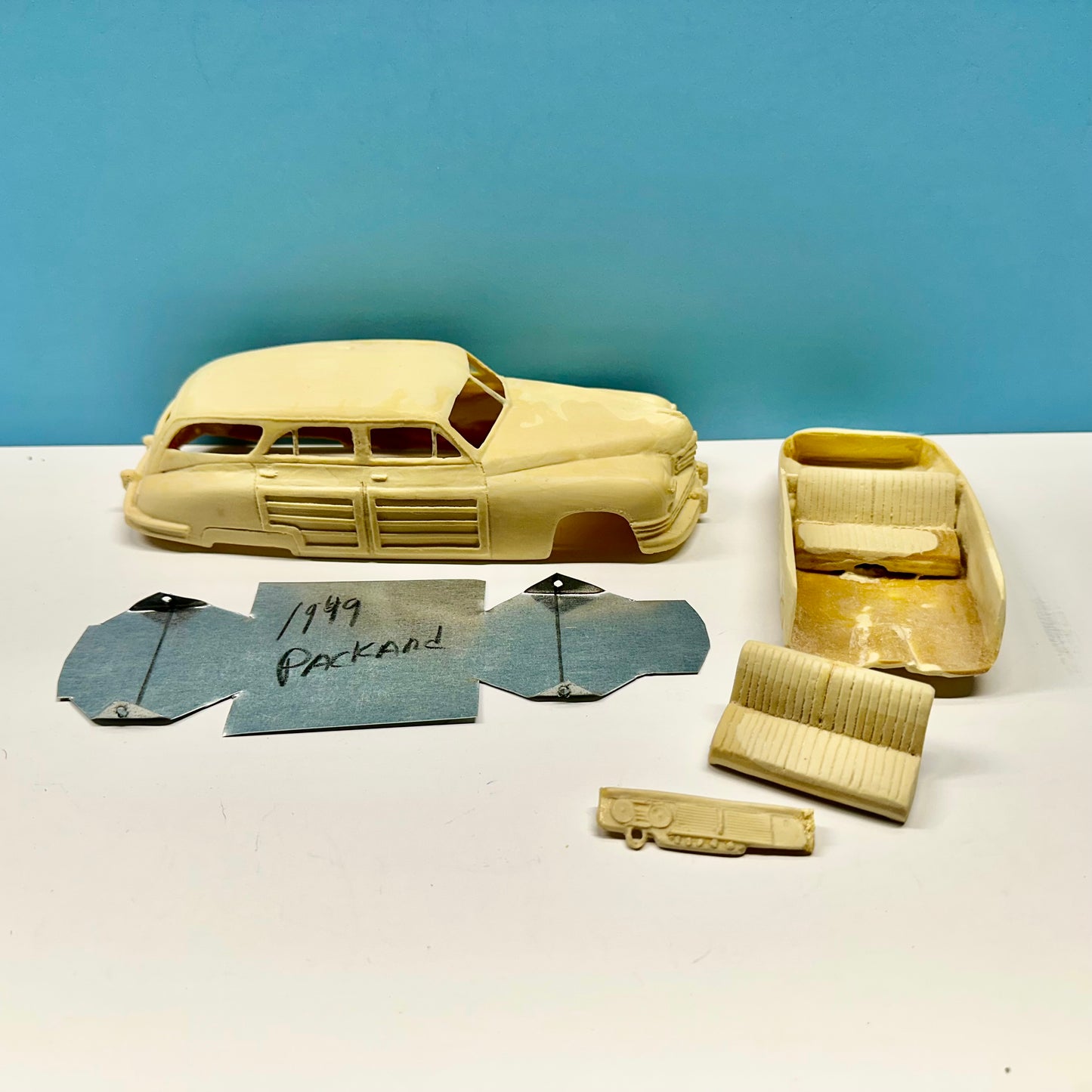 1949 Packard Station Wagon by TKM Cast Resin Model Kit