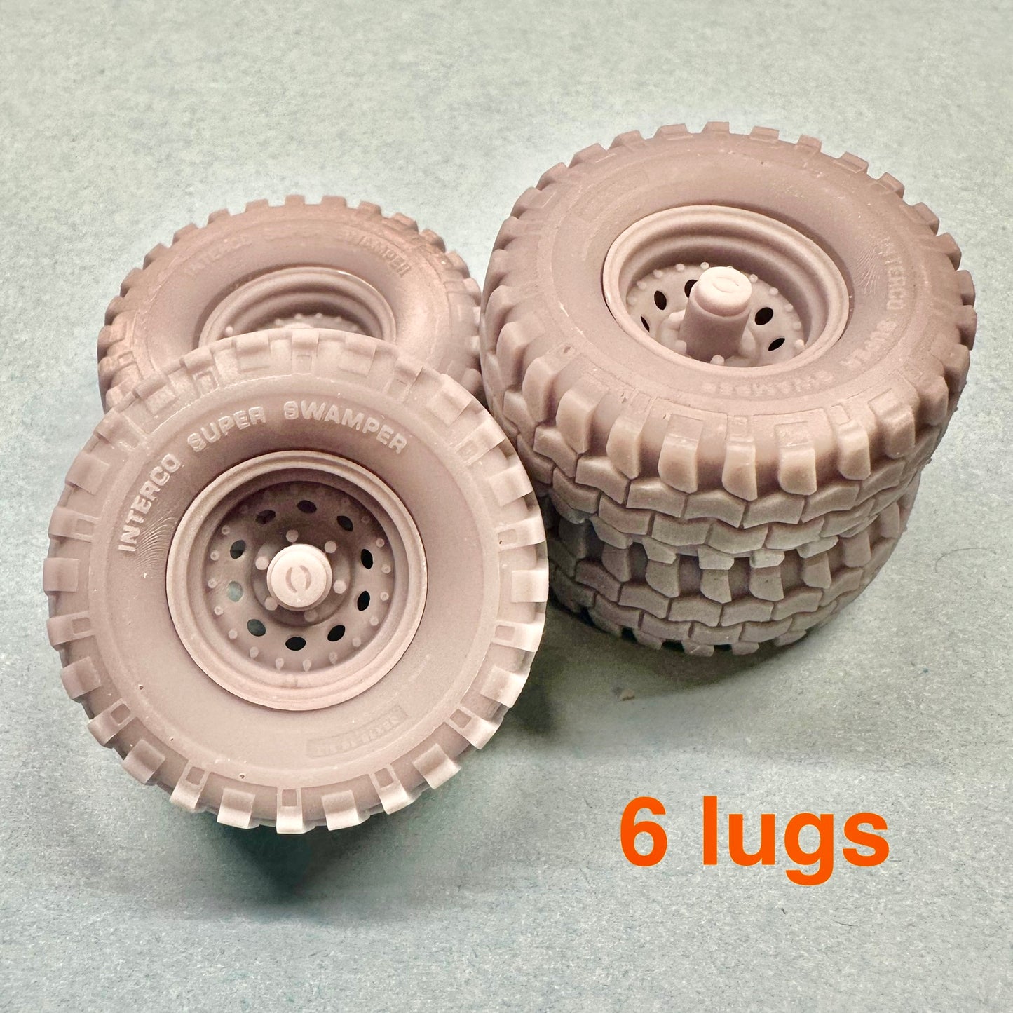 6 Lug Series 97 94 90 Wheels on Interco Super Swampers 1/25