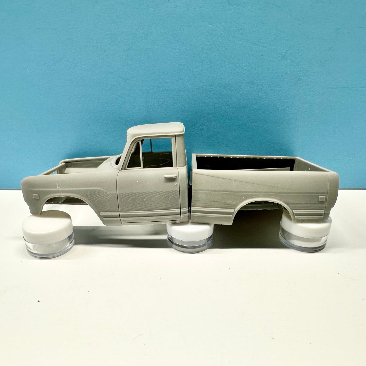 1972 International Pickup Truck (short) 3D Printed Resin Model Kit