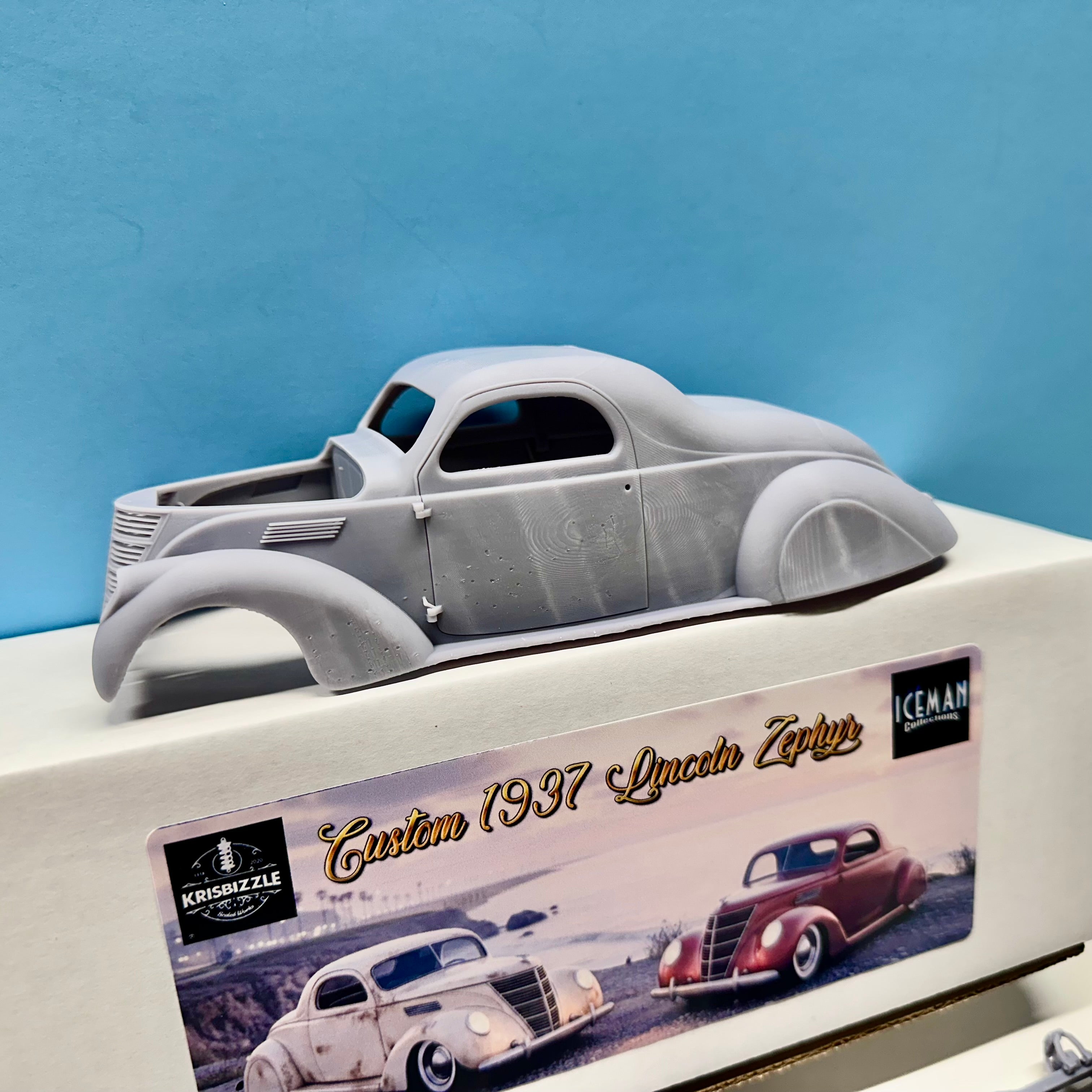 ミニカー Hot Wheels Custom Lincoln Zephyr 1937 Custom Lincoln Zephyr 1/25 – IcemanCollections