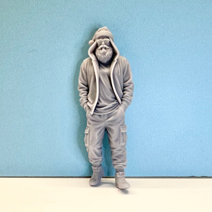 H2 Cool Santa Claus Figure for Display or Diorama 1/24 1/25