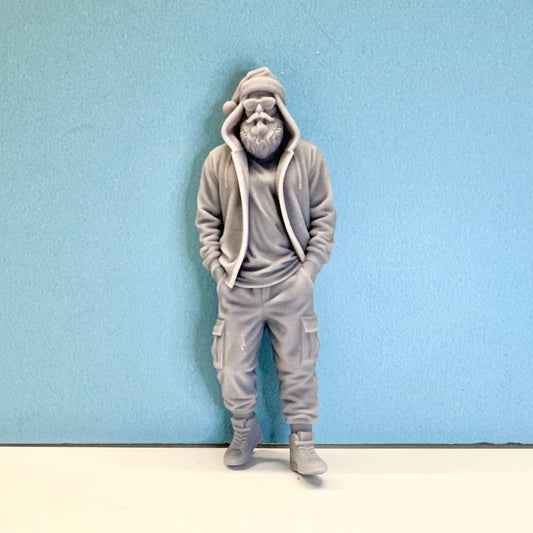 H2 Cool Santa Claus Figure for Display or Diorama 1/24 1/25