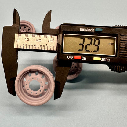 Alcoa Custom Wheels and Tires Set 1/24 1/25