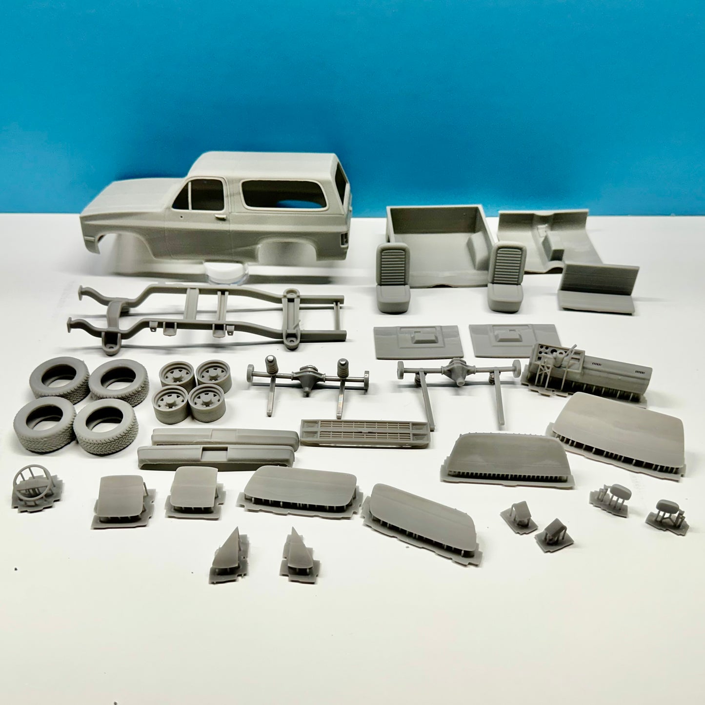 1984 Chevy Blazer K5 3D Printed Resin Model Kit