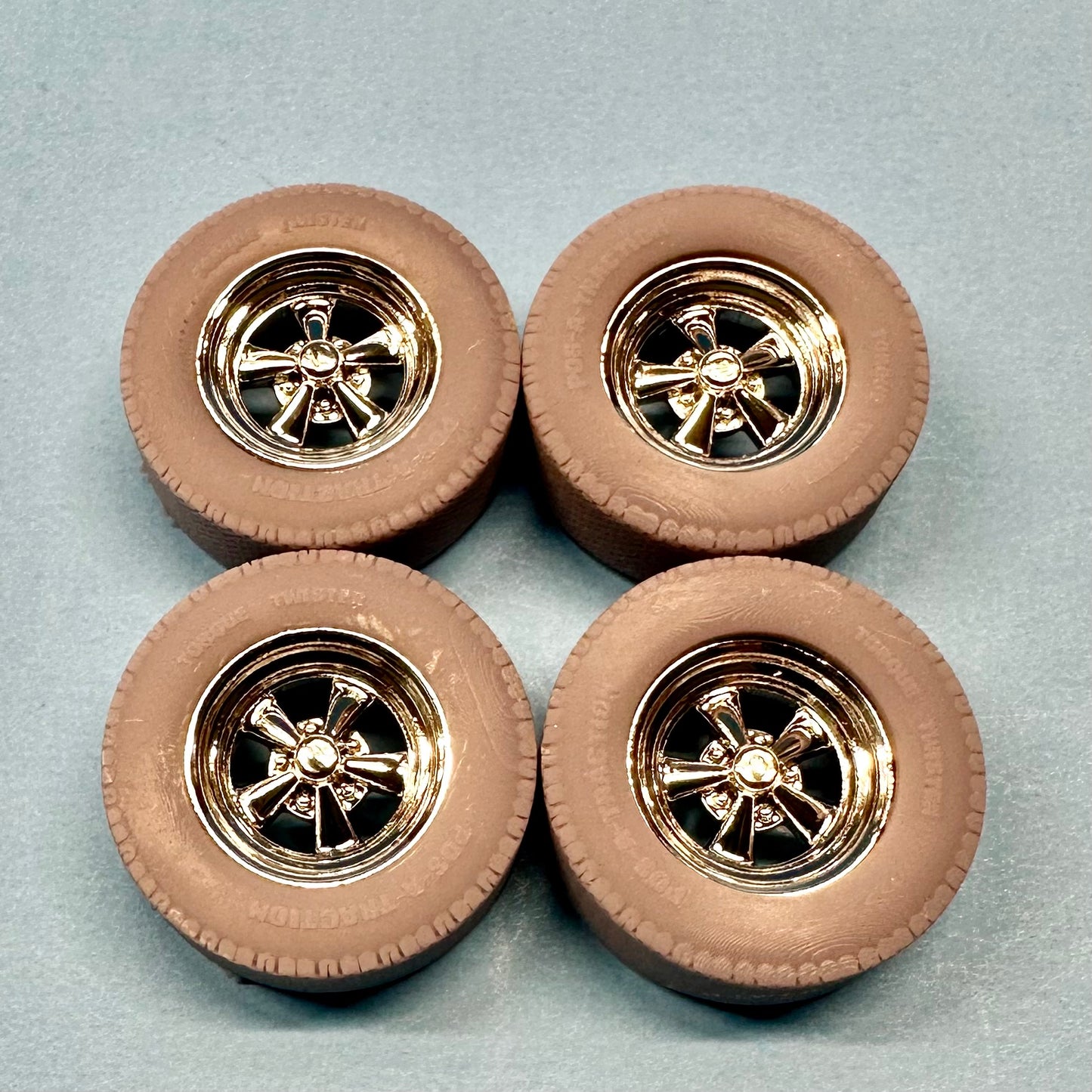 6 Custom Wheels Resin 1/24 1/25