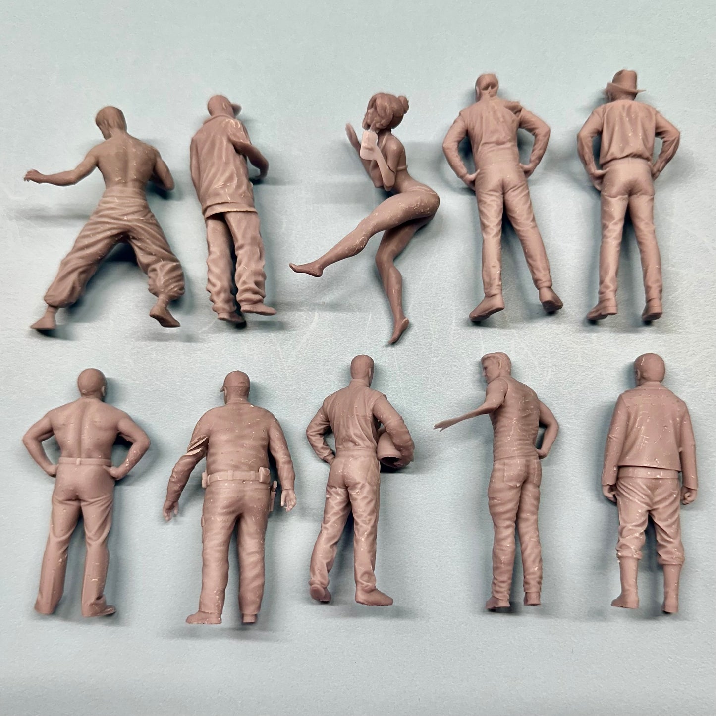 4 - Grab Bag of 10 Random Defective Figures 1/24 1/25