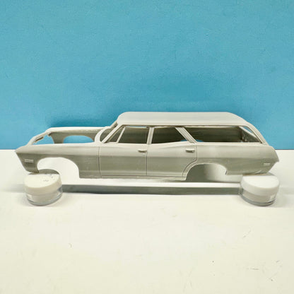 1968 Chevy Impala Station Wagon 3D Printed Resin Model Kit KED