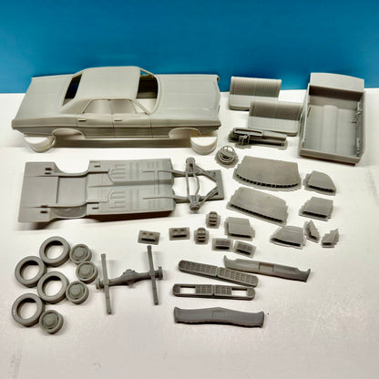 1968 Ford LTD 4 Door 3D Printed Resin Model Kit KED