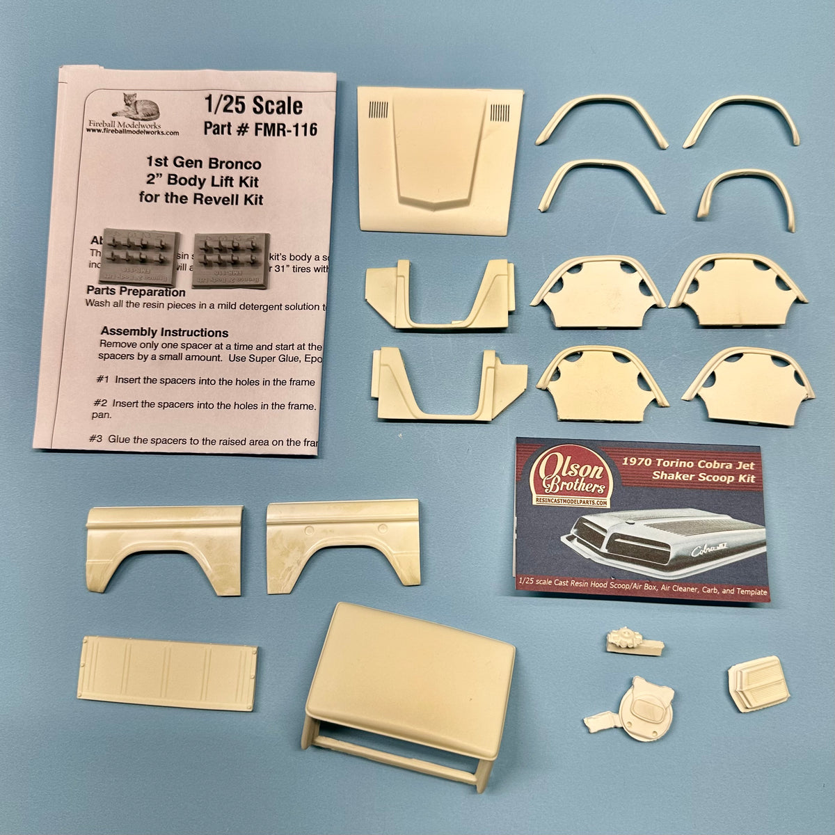 1st Gen Bronco Aftermarket Cast Resin Parts