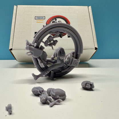 Finnick Cyberpunk Monowheel Kit 1/25