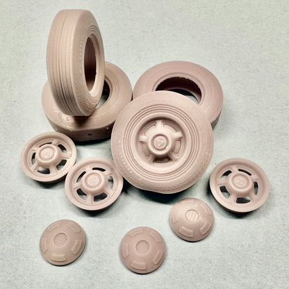 1968 Dodge Charger Bullitt Wheel Covers 1/25