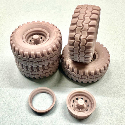 5 Lug Series 97 94 90 Wheels on Interco Super Swampers 1/25