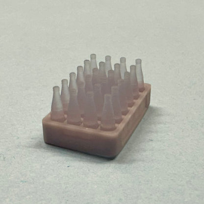 Soda Pop Bottles w/ Crate for Diorama 1/24 1/25