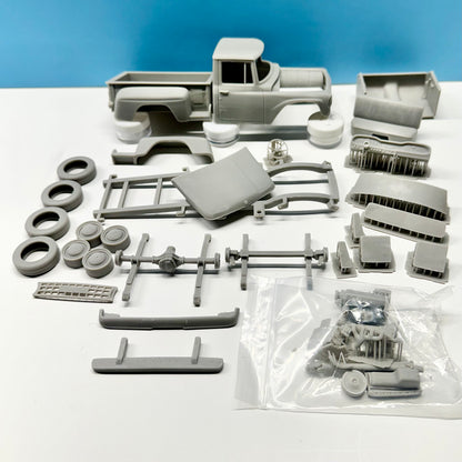 1964 International Pickup Truck (Stepside) 3D Printed Resin Model Kit