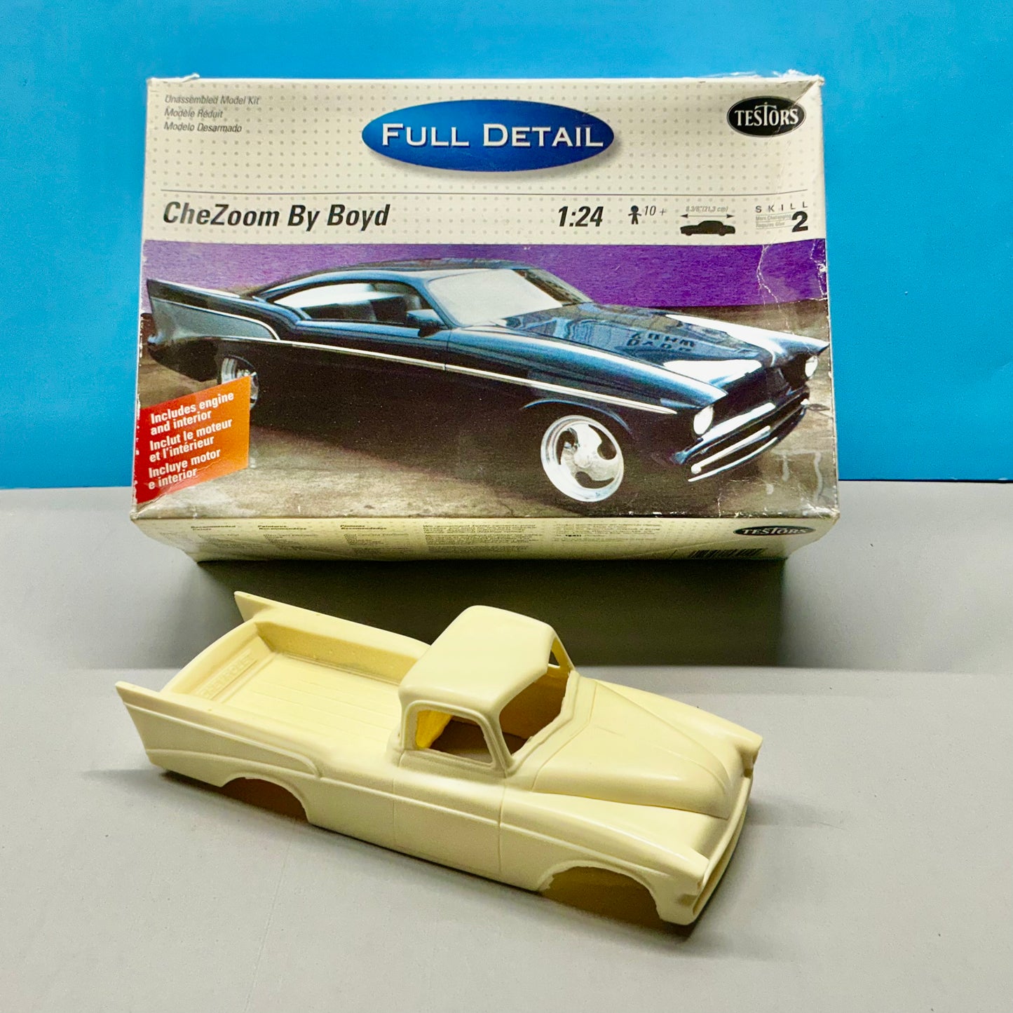 Resin Custom 1957 Chevy Pickup with Chezoom Full Detail donor Kit - 15 % OFF