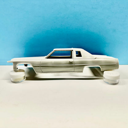 1977 Cadillac Coupe Deville 3D Printed Resin Model Kit