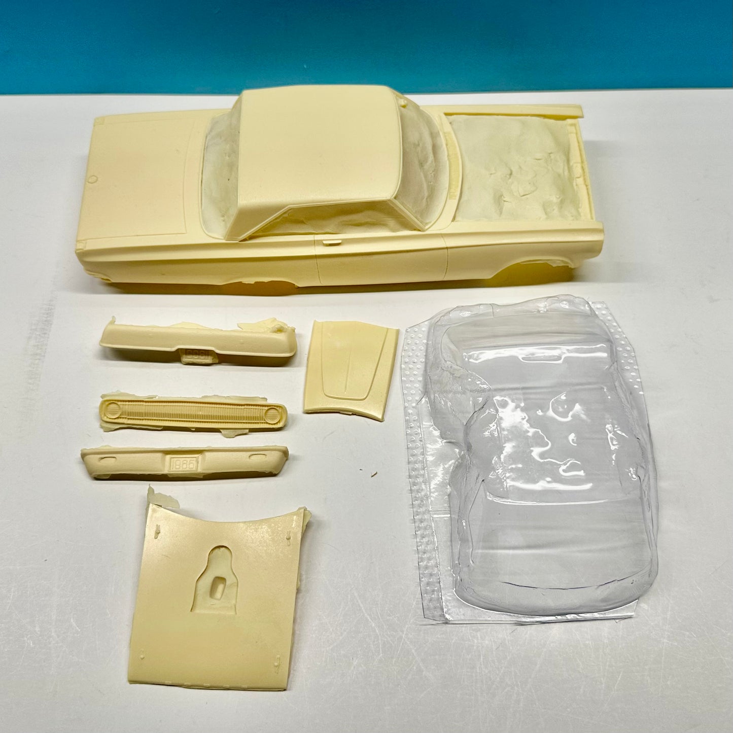 1965 Dodge Coronet AFX Cast Resin Model Kit KED