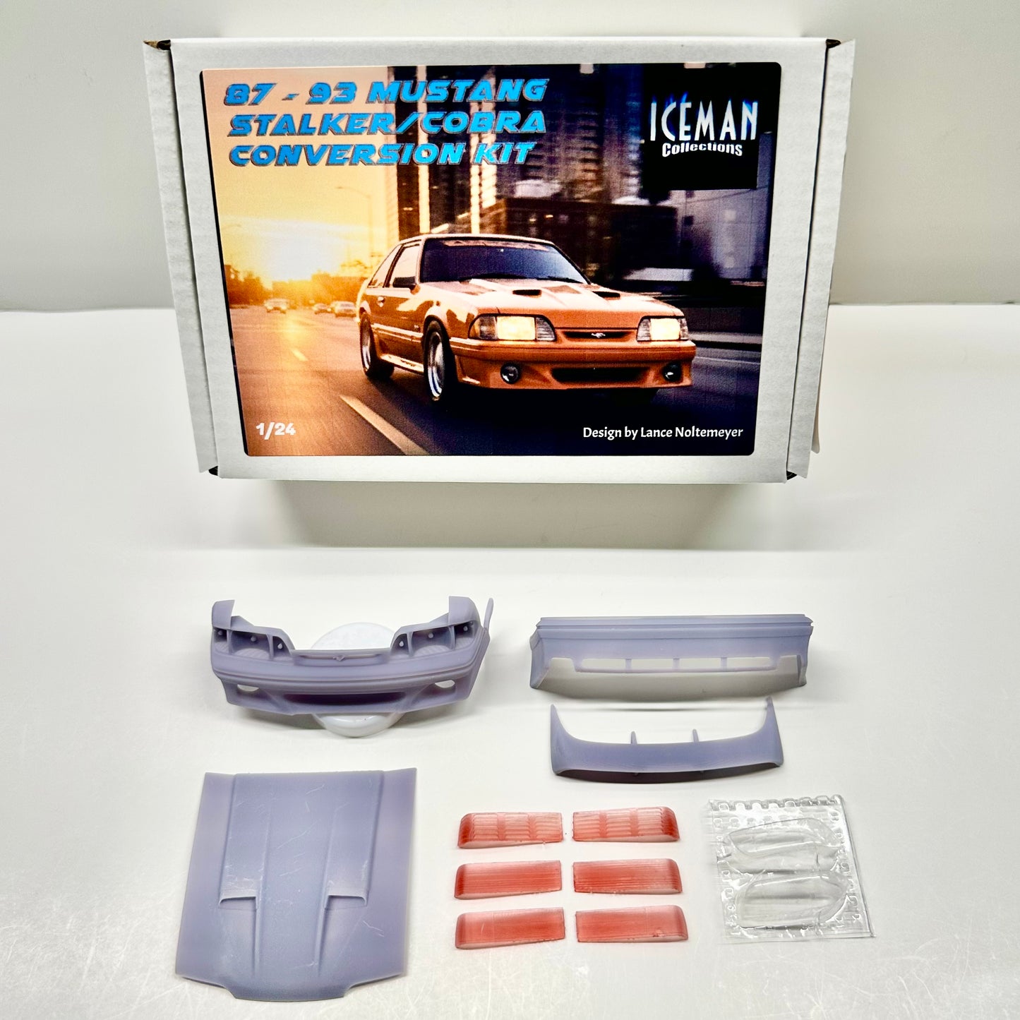 1987 - 1993 Mustang Stalker Conversion Body Kit 1/24 - COMING SOON