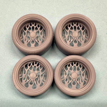 Flame Custom Wheels 1/24 1/25