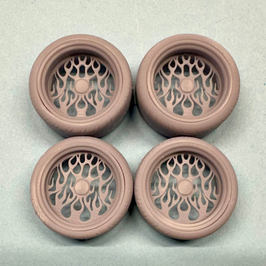 Flame Custom Wheels 1/24 1/25