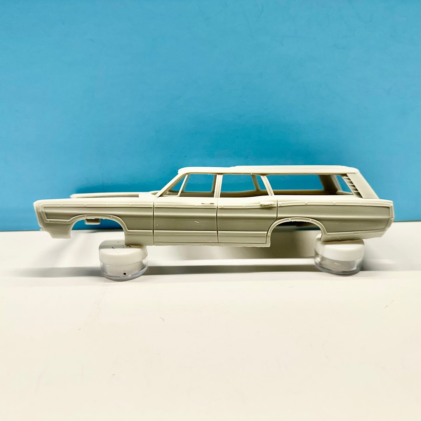 WOODGRAIN 1967 Ford Country Squire Station Wagon 3D Printed Resin Model Kit (Copy)