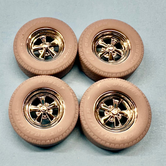 5 Custom Wheels Resin 1/24 1/25