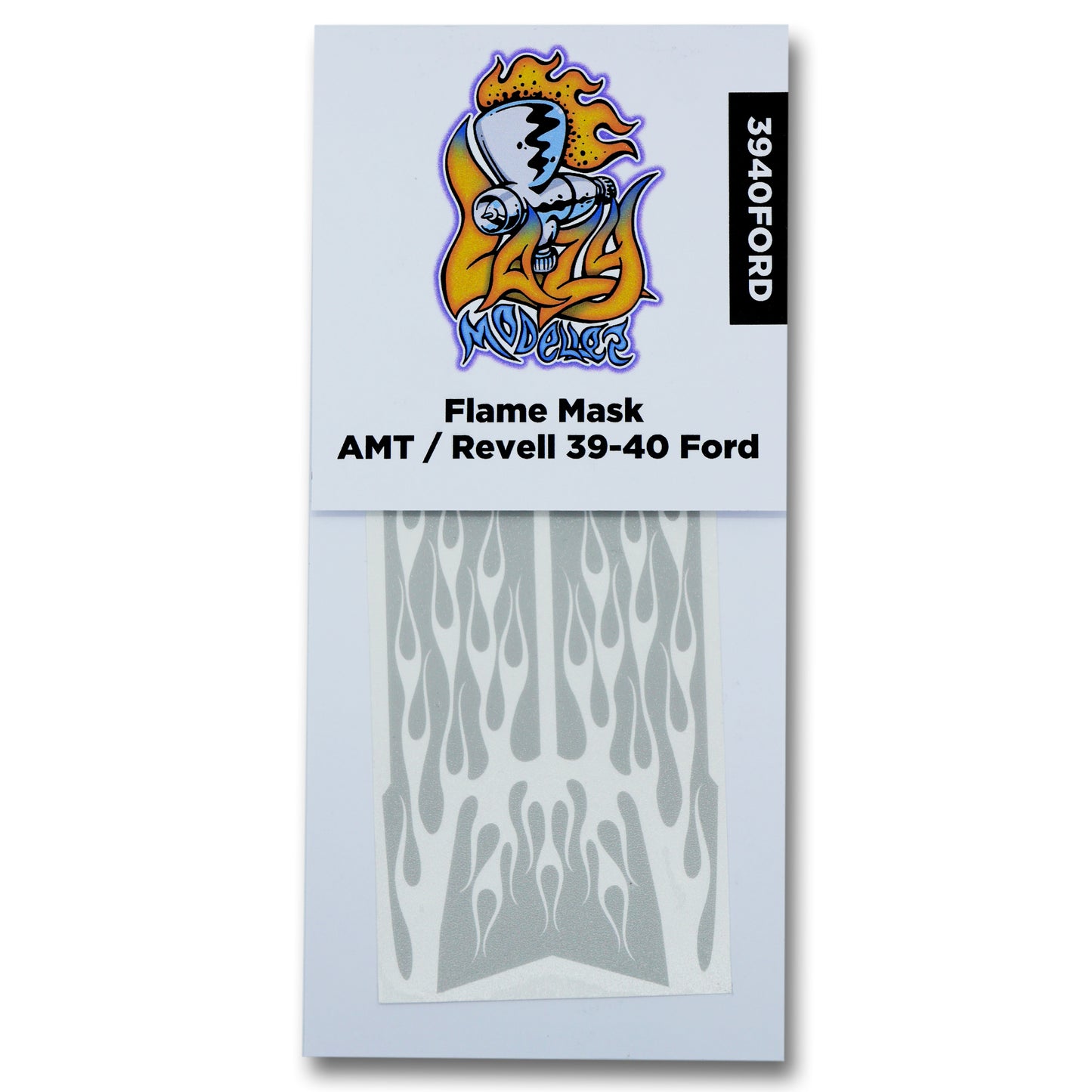 13. Flame Mask for AMT 39 - 40 Ford 1/24 1/25