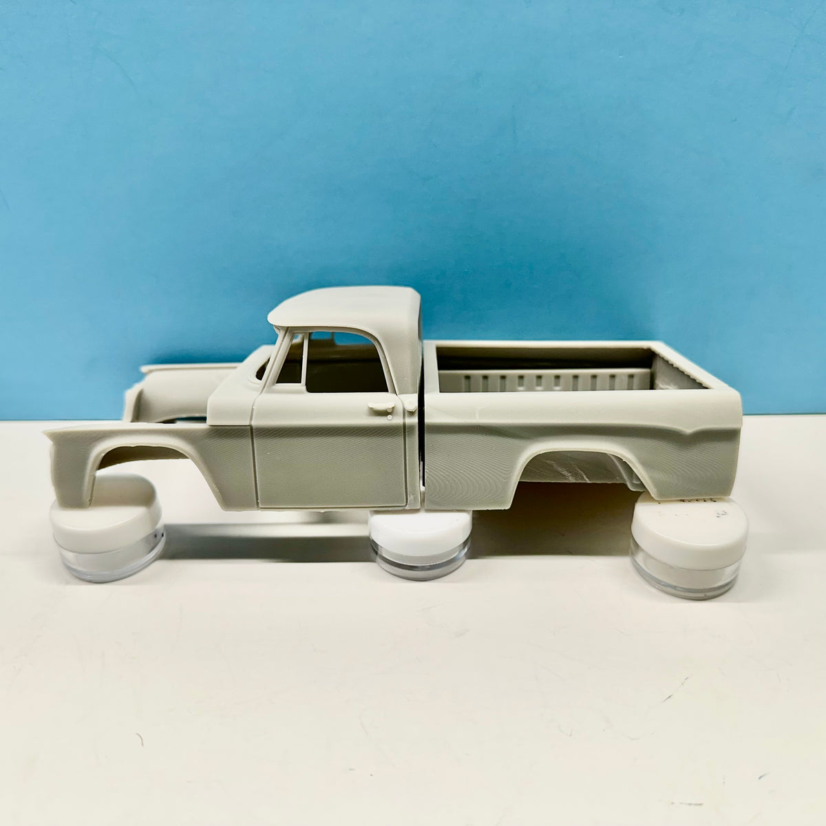 1962 Dodge W100 Styleside 4x4 Pickup Truck 3D Printed Resin Model Kit KED