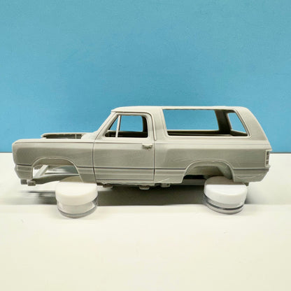 1987 Dodge Ramcharger 3D Printed Resin Model Kit