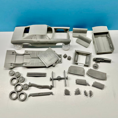 1967 Ford Galaxie 2 Door 3D Printed Resin Model Kit