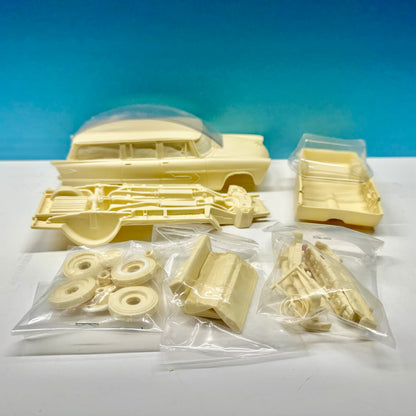 1956 Plymouth 4 Door Station Wagon Cast Resin Model Kit KED