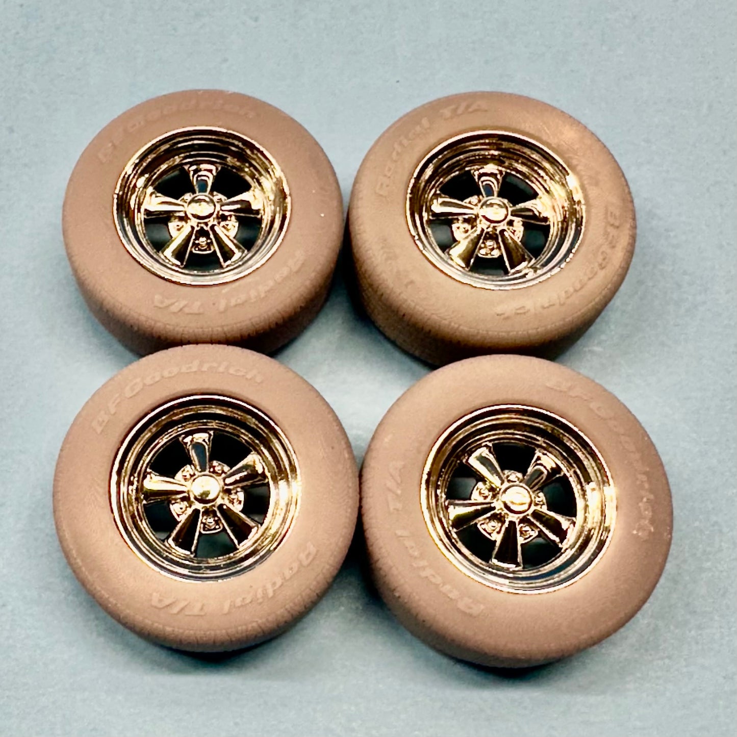 4 Custom Wheels Resin 1/24 1/25