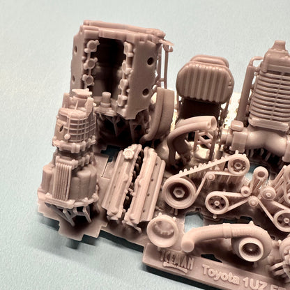 Toyota 1UZ FE Twin Turbo Supercharged Engine 1/25