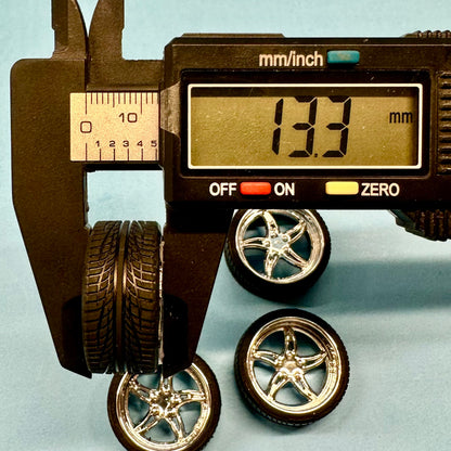 7 Custom Wheels Resin 1/24 1/25