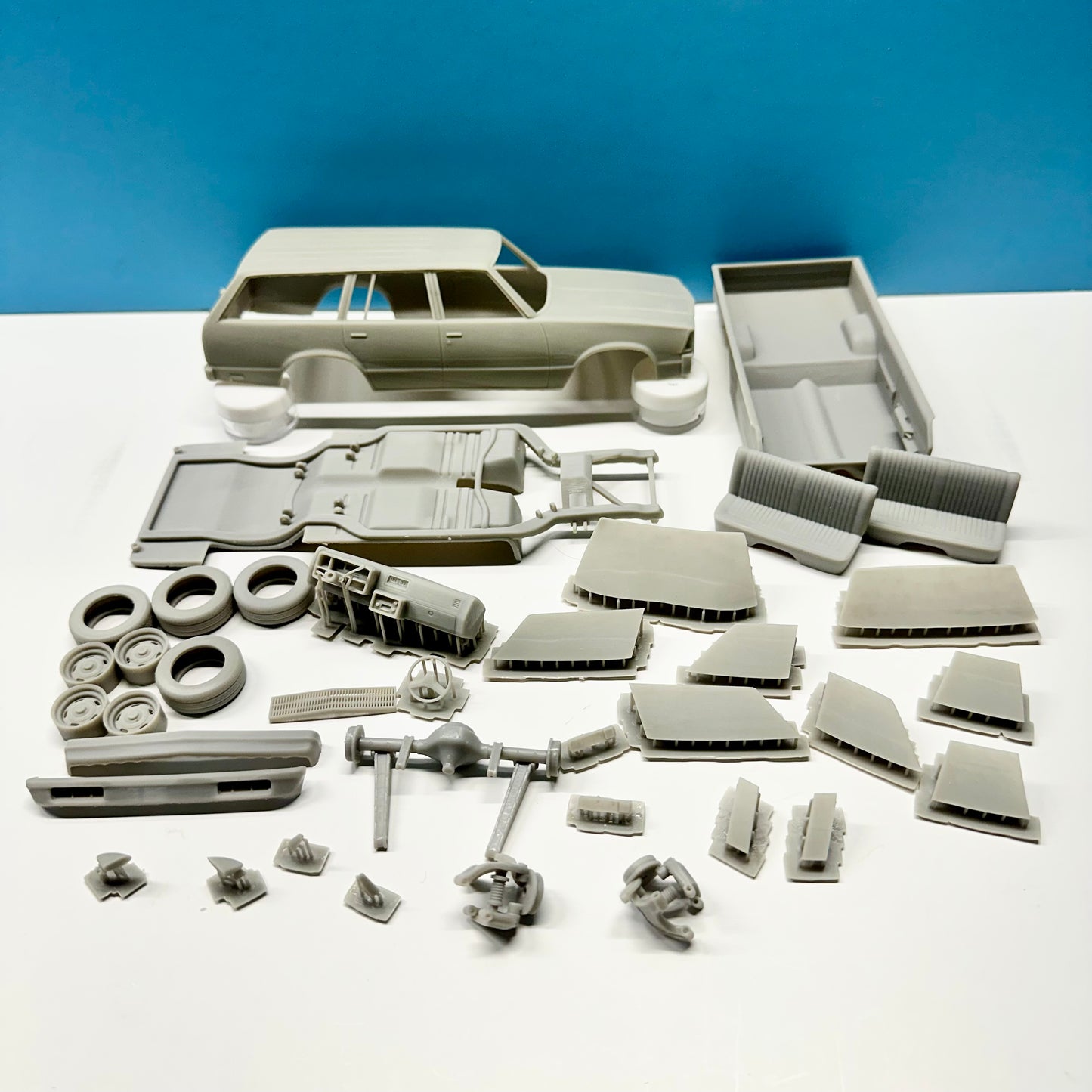 1980 Chevy Malibu Wagon 4 Door 3D Printed Resin Model Kit